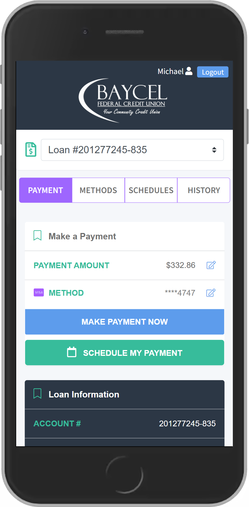 Make a payment