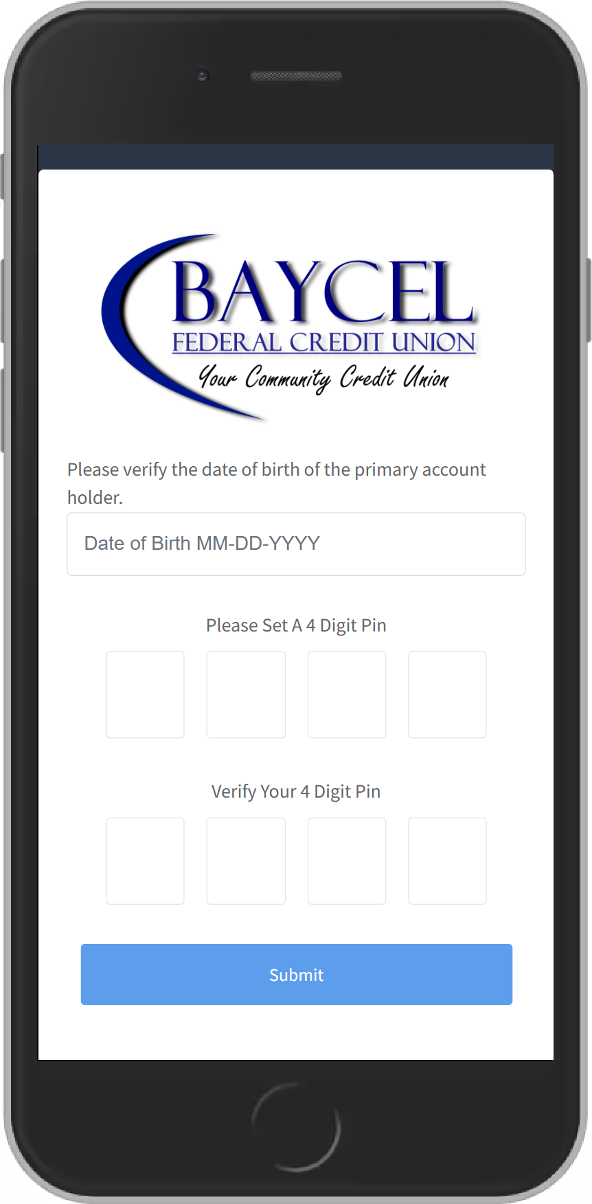 Create a 4-digit PIN